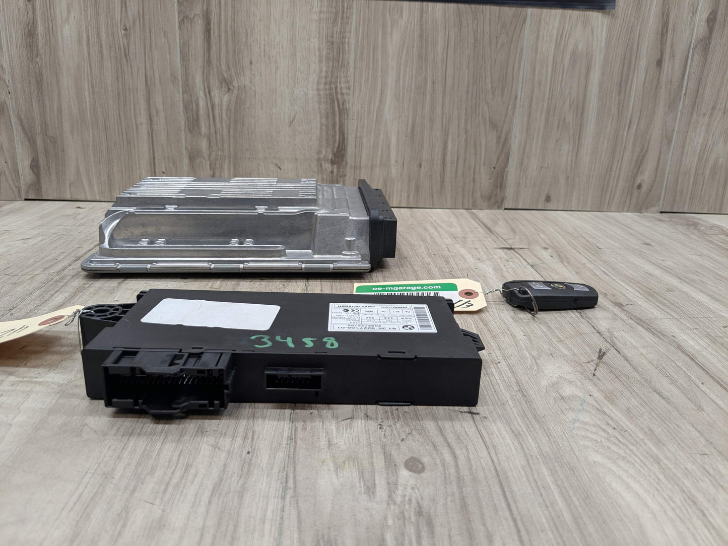10-14 OEM BMW E70 E71 X5M X6M Engine S63 DME ECU CAS Key Computer Unit SET