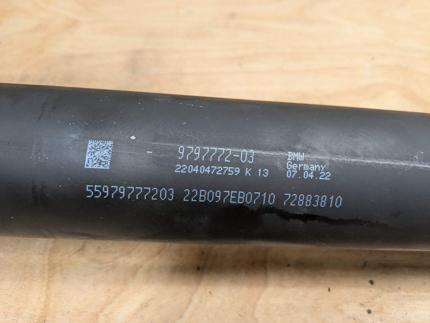 22-25 OEM BMW G42 M240i B58 Rear Driveshaft Drive Shaft Propeller L=1418,2