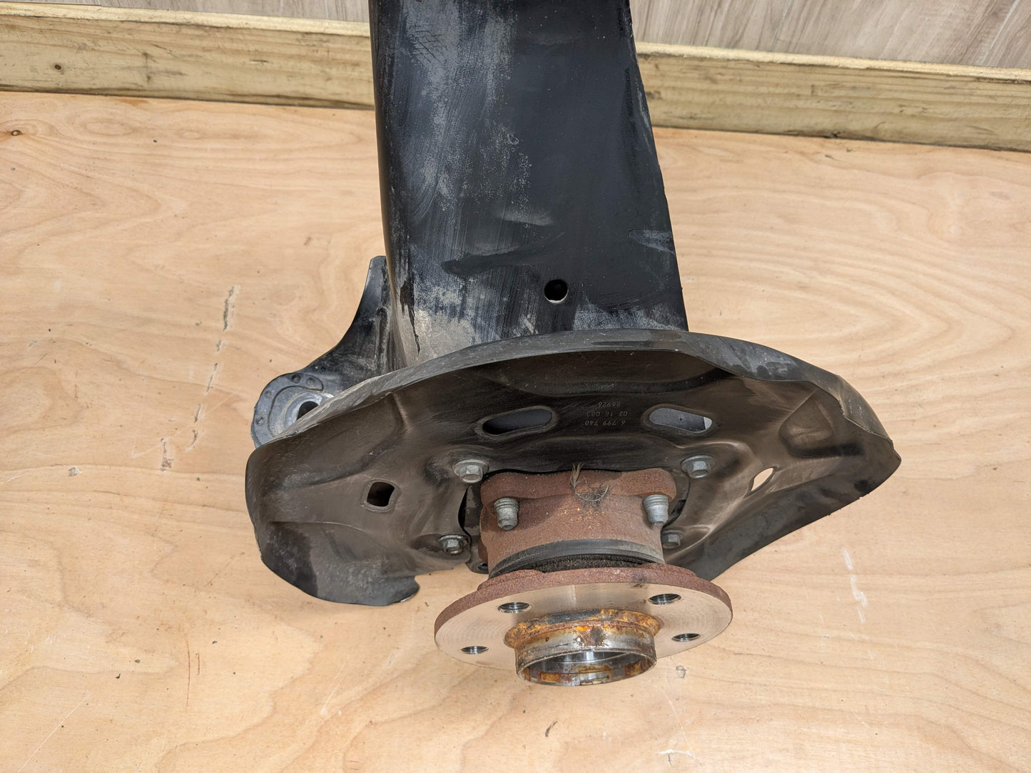 OEM BMW F39 F44 F48 X1 X2 Rear Left Driver Trailing Control Arm Knuckle Spindle