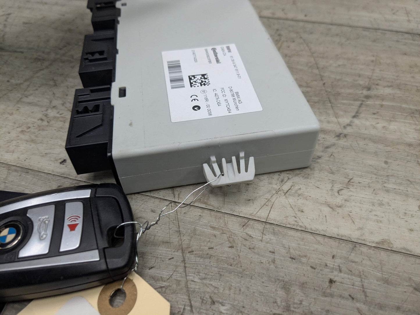 *OEM BMW F10 F07 F12 F01 F06 F25 CAS4 Comfort Access Control Unit Module w/ Key