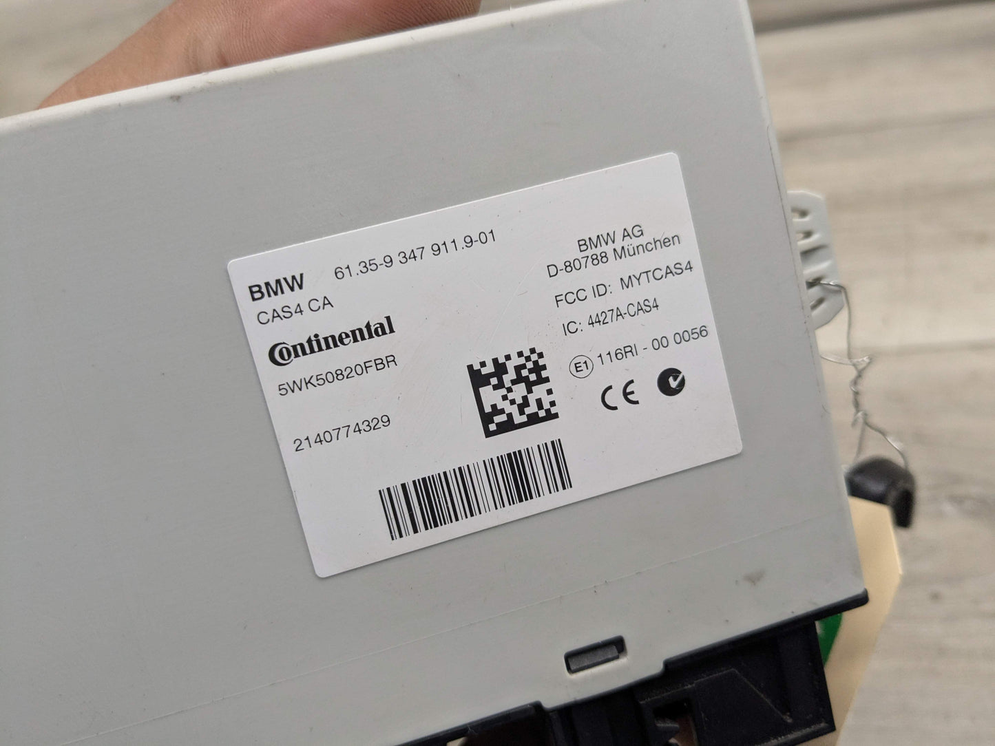 *OEM BMW F10 F07 F12 F01 F06 F25 CAS4 Comfort Access Control Unit Module w/ Key