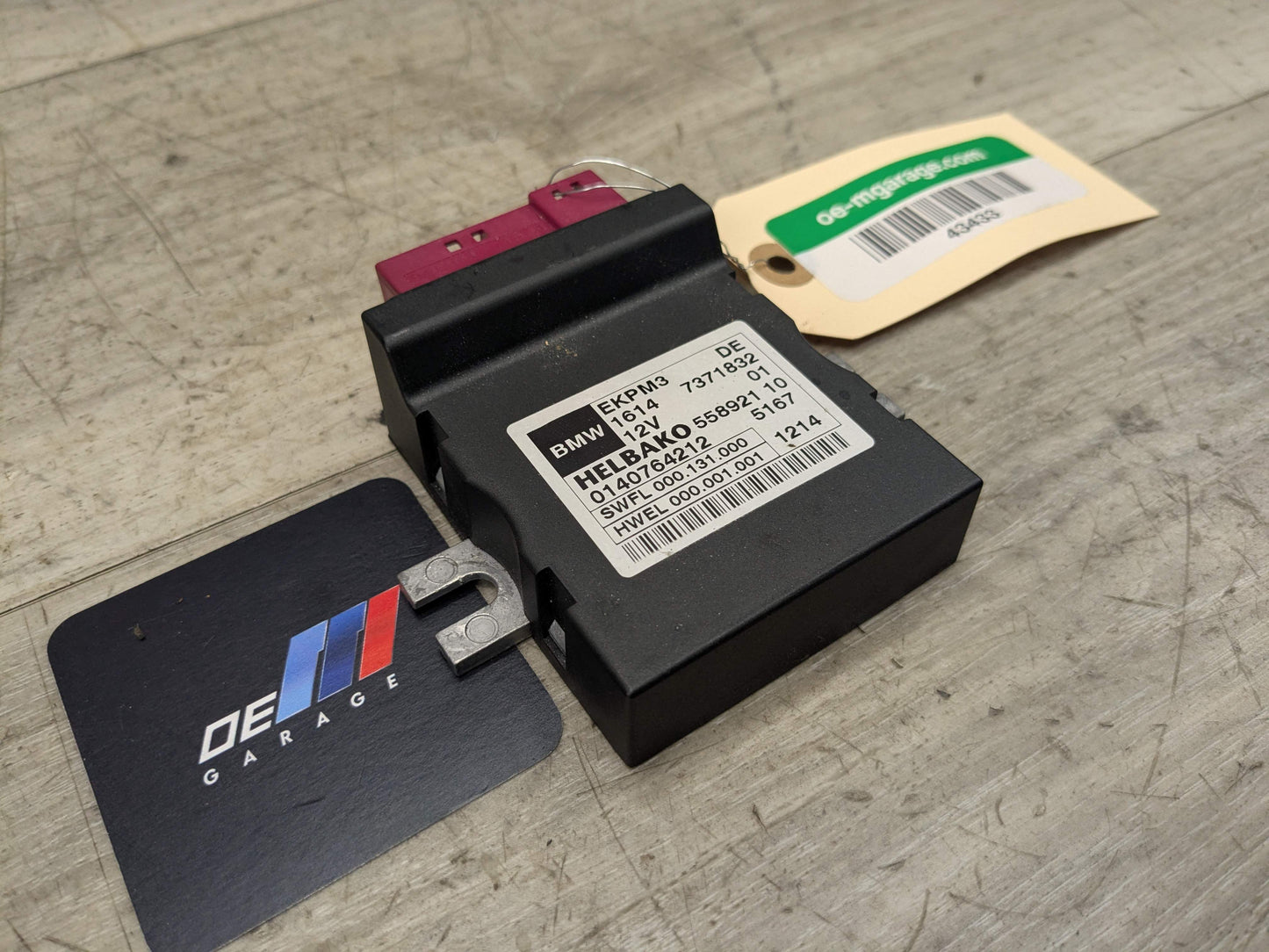 OEM BMW F02 F10 F22 F30 F36 N20 N55 Helbako Fuel Pump Relay Control Module EKPM3