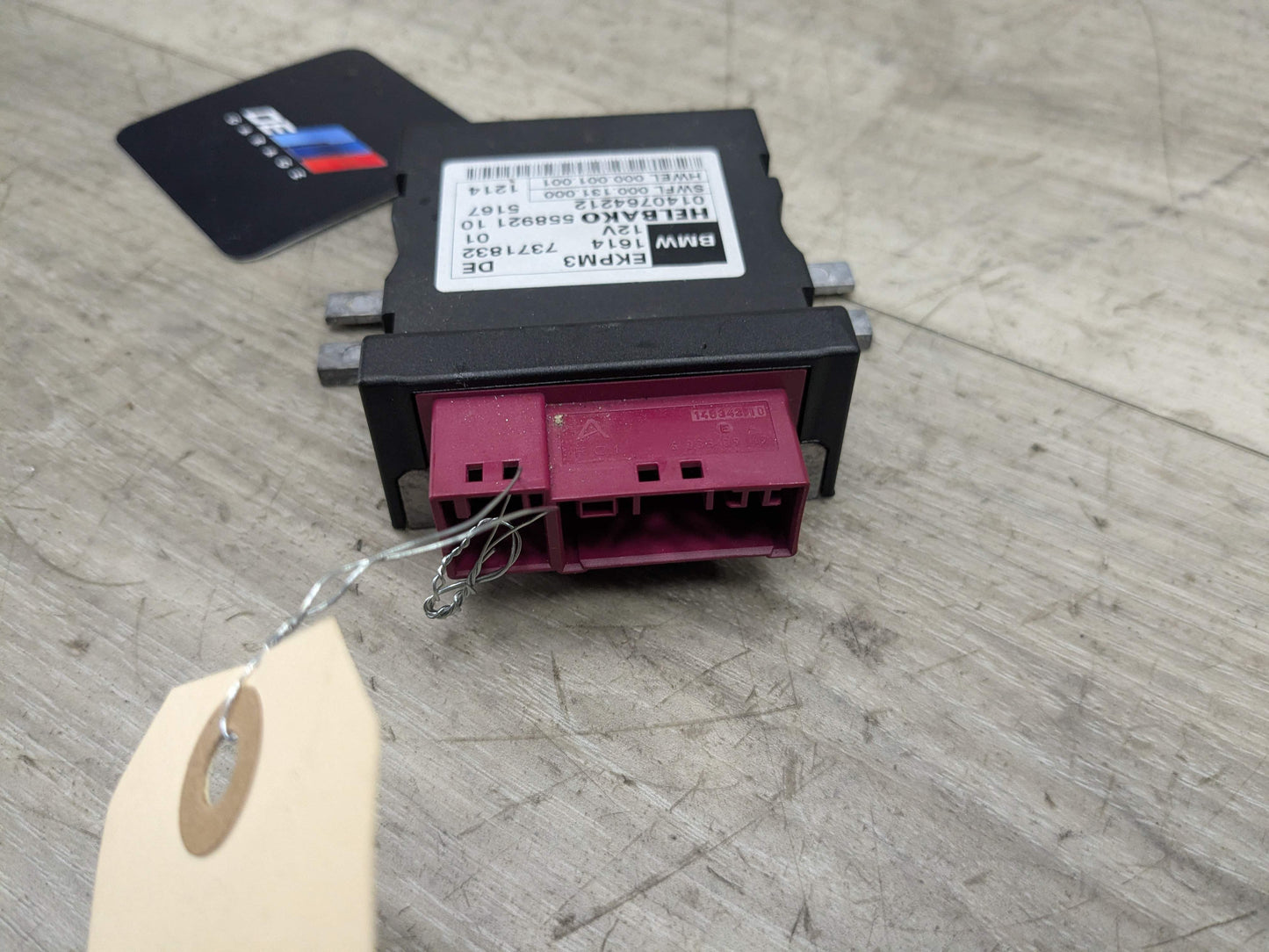 OEM BMW F02 F10 F22 F30 F36 N20 N55 Helbako Fuel Pump Relay Control Module EKPM3