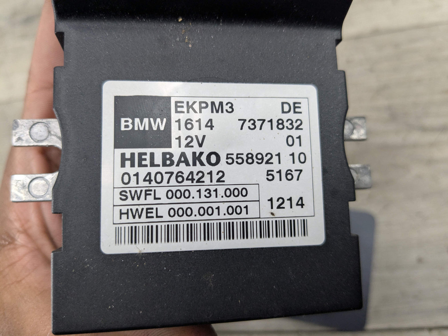 OEM BMW F02 F10 F22 F30 F36 N20 N55 Helbako Fuel Pump Relay Control Module EKPM3