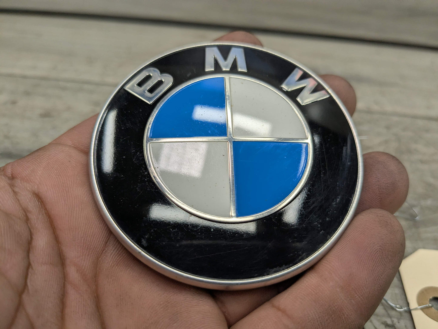 OEM BMW E90 F02 F22 F30 F32 F36 F80 F87 M3 M4 Rear Trunk Lid Round Emblem 74mm