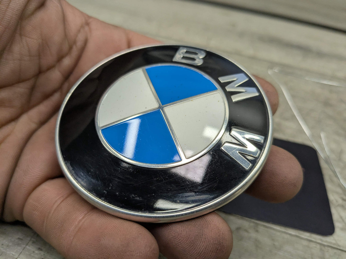 OEM BMW E90 F02 F22 F30 F32 F36 F80 F87 M3 M4 Rear Trunk Lid Round Emblem 74mm