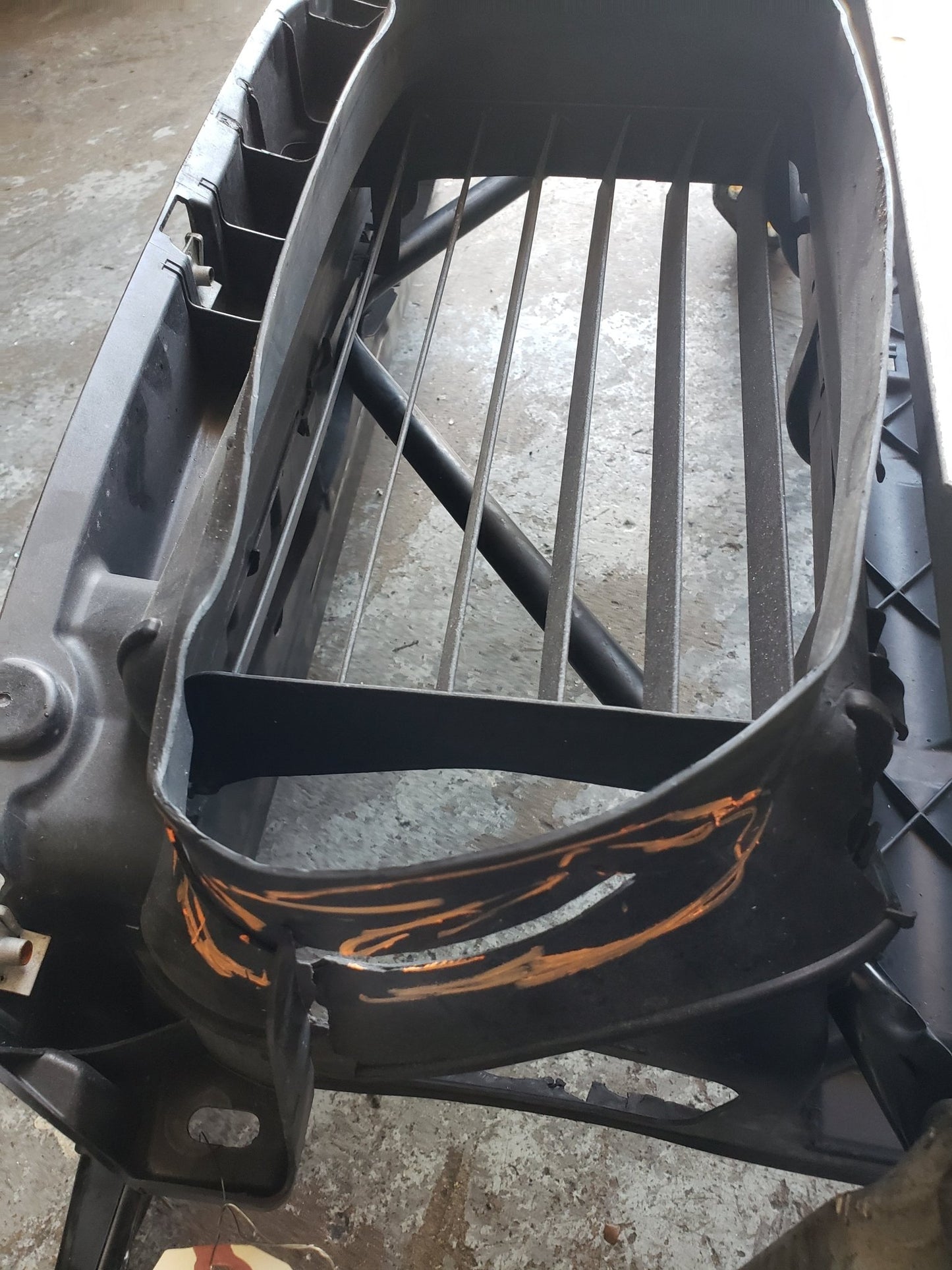 Bumper Reinforcement Radiator Support Frame
