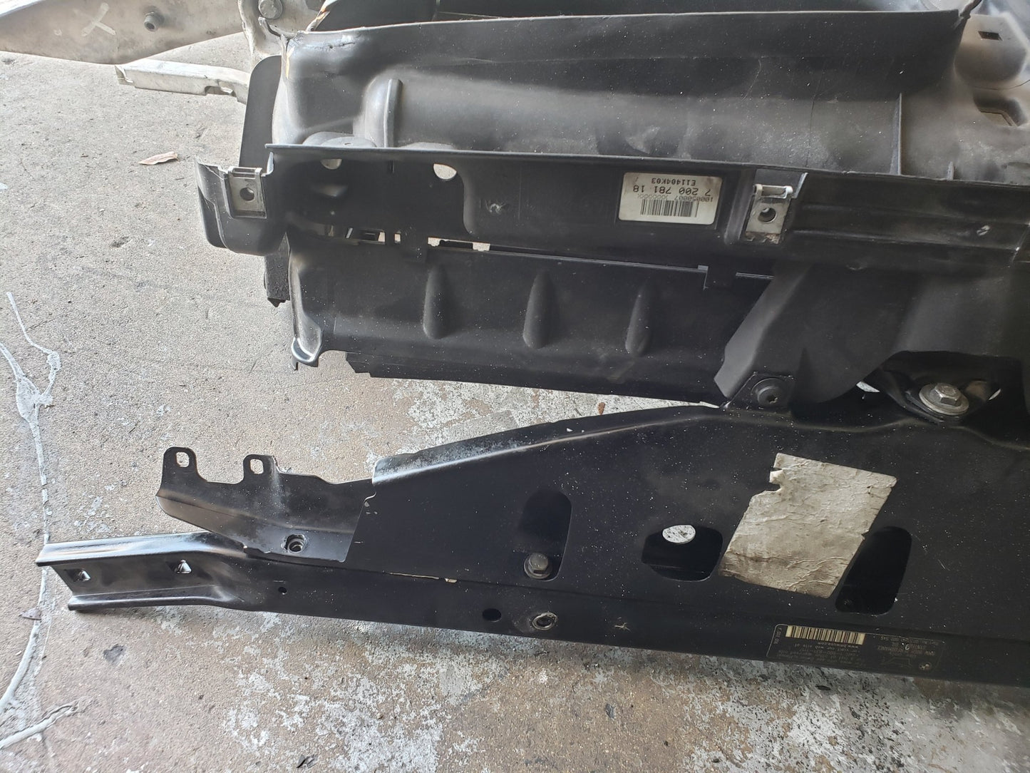 Bumper Reinforcement Radiator Support Frame