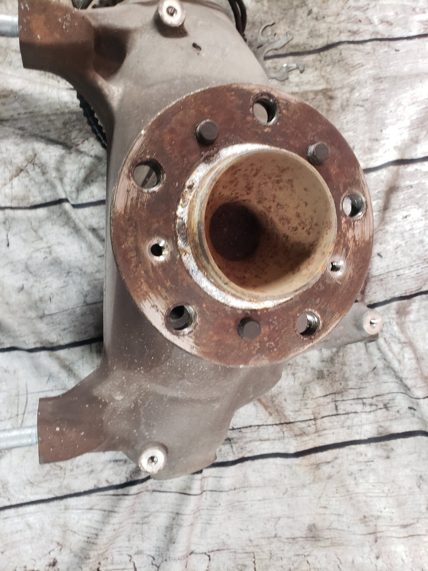 BMW 11-13 F10 M5 Front Right Passenger Hub Spindle Carrier Knuckle Pre LCI