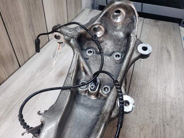 BMW 10-13 F10 528i Front Left Wheel Suspension Leg Hub Carrier Pre LCI