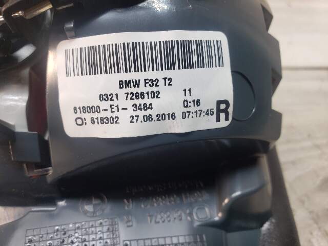 BMW 14-17 F32 430I XDRIVE Rear Right Passenger Side Inner Tail Light Pre LCI