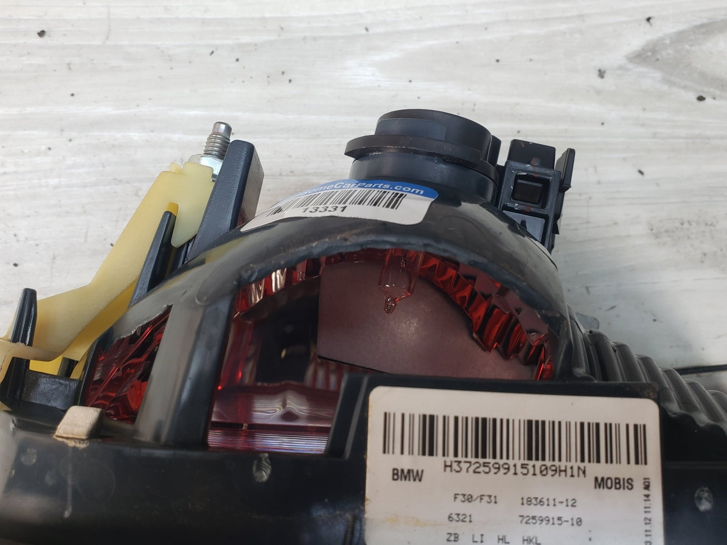 BMW 12-15 F30 335xi Rear Left Driver Side Inner Trunk Tail Light Sedan Pre LCI