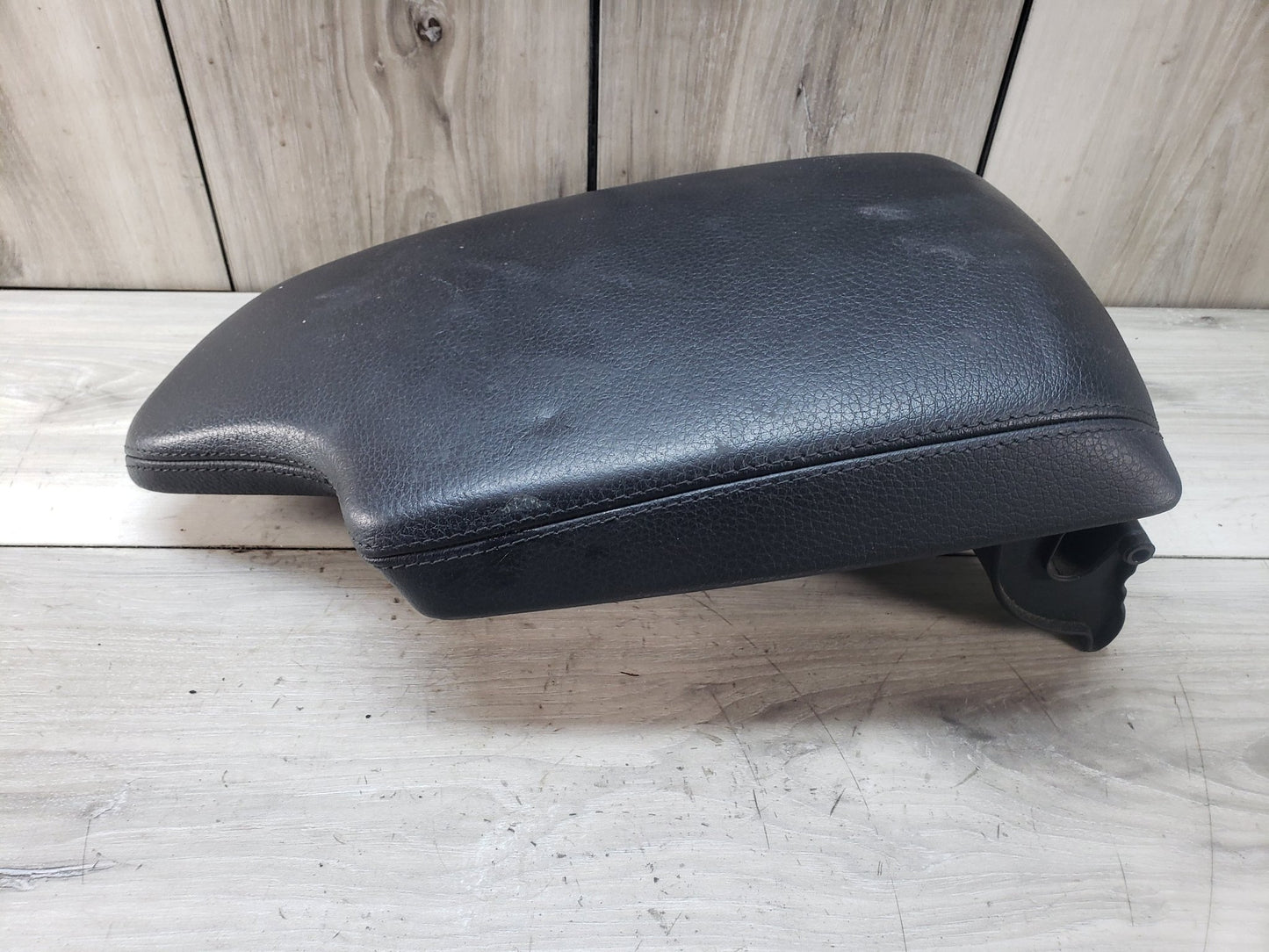 BMW 12-15 F30 335i Center Armrest Tray Console Leather Black Pre LCI