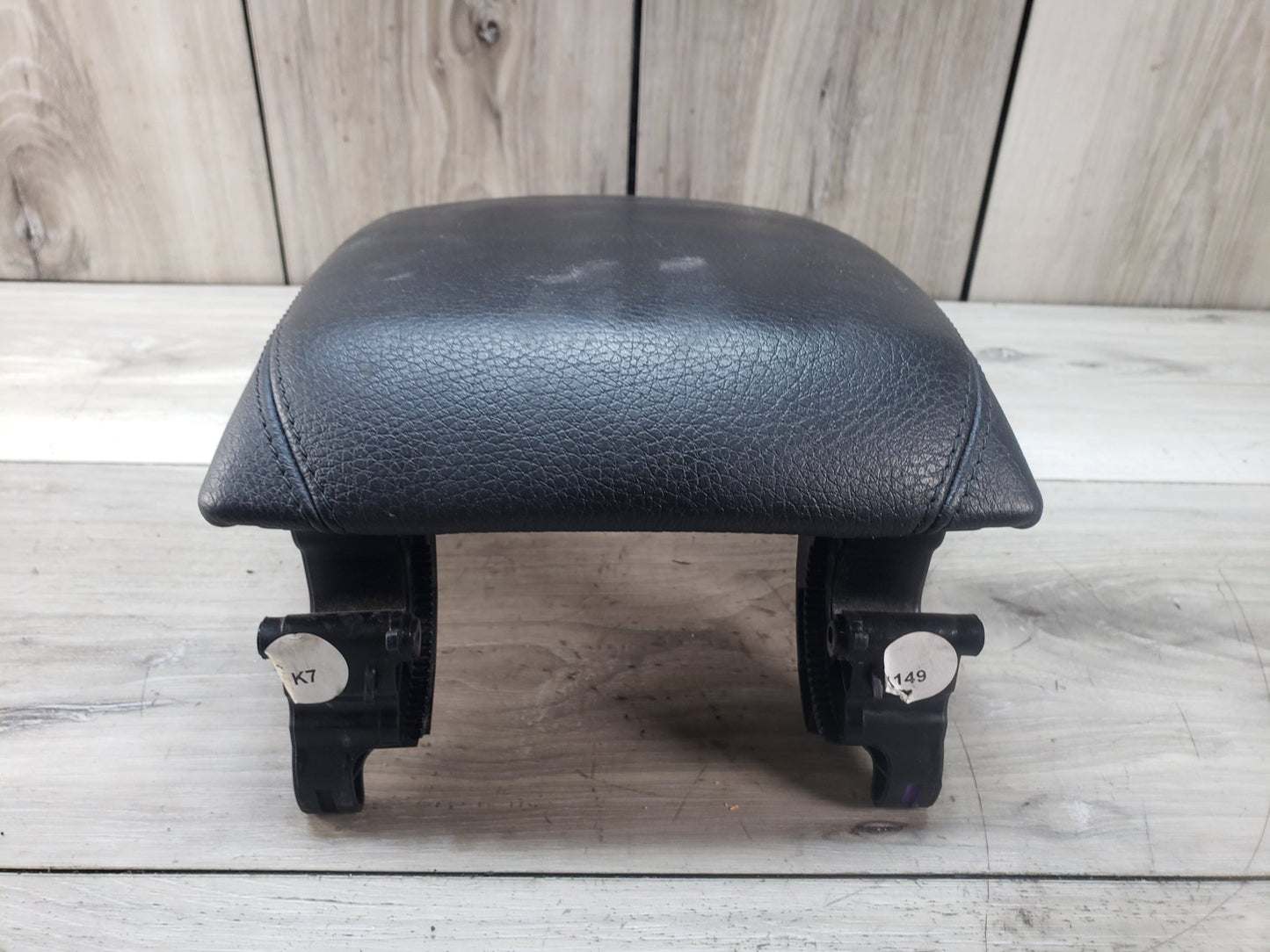 BMW 12-15 F30 335i Center Armrest Tray Console Leather Black Pre LCI
