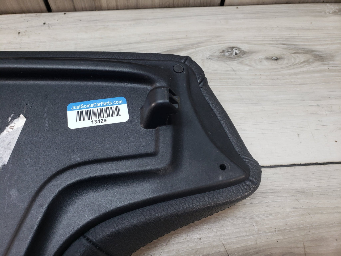 BMW 12-15 F30 335i Center Armrest Tray Console Leather Black Pre LCI