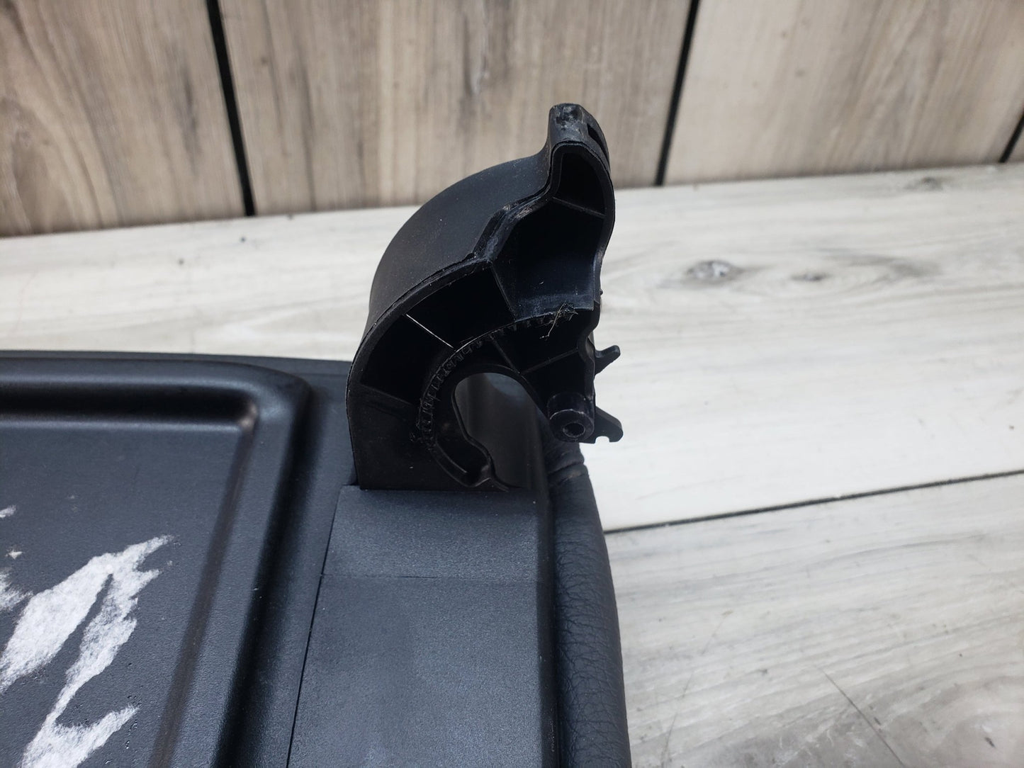BMW 12-15 F30 335i Center Armrest Tray Console Leather Black Pre LCI