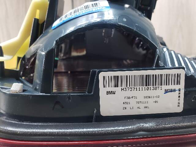 12-15 OEM BMW F30 F80 M3 Sedan Rear Left Driver Side Inner Trunk Tail Light