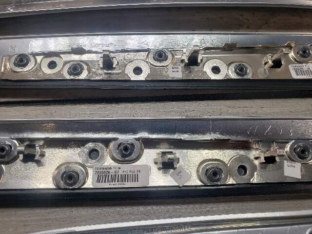BMW 14-16 F10 M5 Dash Door Panel Wood Trim Set Of 6 LCI