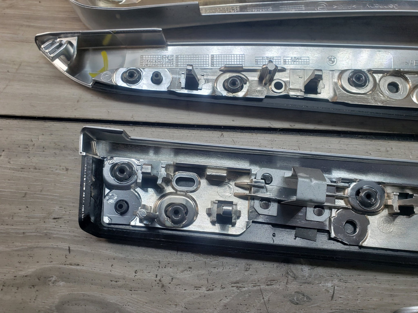 BMW 14-16 F10 M5 Dash Door Panel Wood Trim Set Of 6 LCI