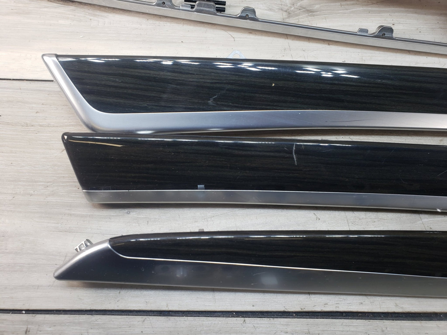 BMW 14-16 F10 M5 Dash Door Panel Wood Trim Set Of 6 LCI
