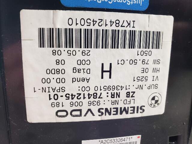 BMW 07-10 E93 M3 Gauge Cluster Instrument Panel Speedometer MANUAL OEM Pre LCI
