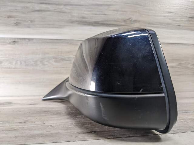 BMW 12-14 F13 650i Left Driver Side Mirror Assembly Blue W/ Camera Pre LCI