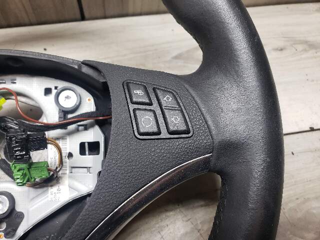 BMW 11-13 E93 335i Sport Leather Steering Wheel Black MT LCI