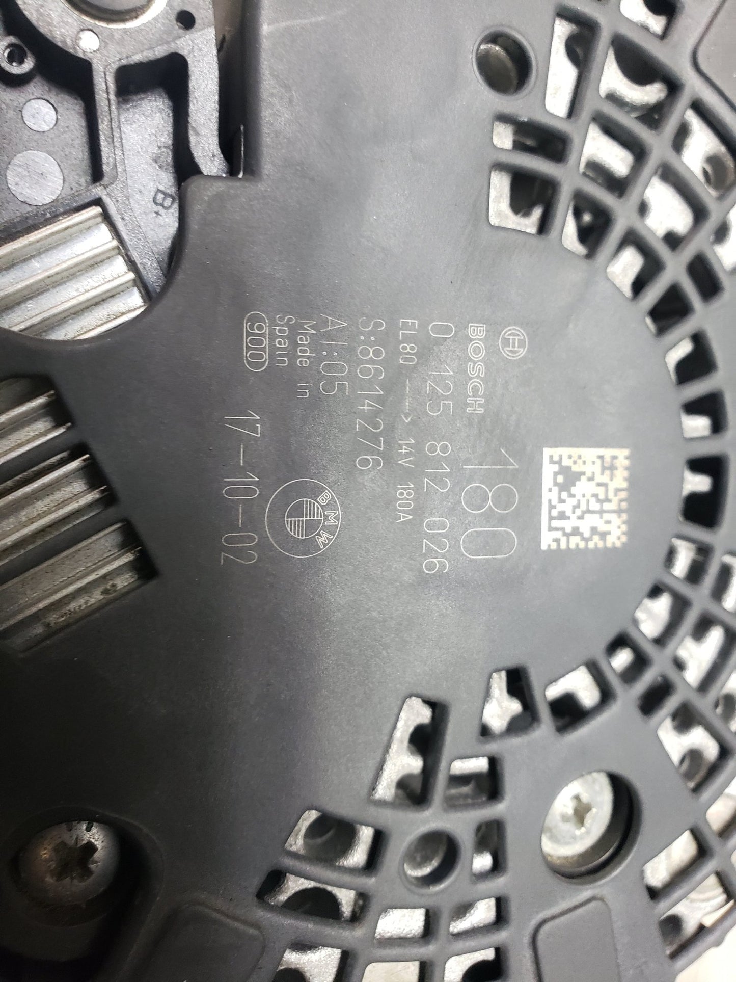 16-20 OEM BMW F22 F30 F32 F33 F36 340 440 B58 Charging Alternator Generator 180A