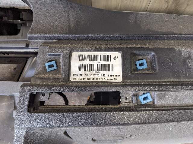 07-13 OEM BMW E93 335 M3 Convertible Dashboard Panel Dash BLACK W/ NAVIGATION