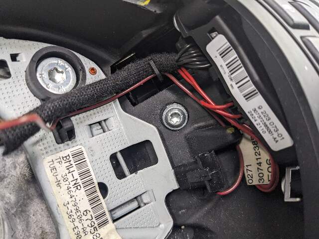 OEM BMW E88 E82 E90 E92 E93 Sport Steering Wheel Black Leather AT w/ Shifters