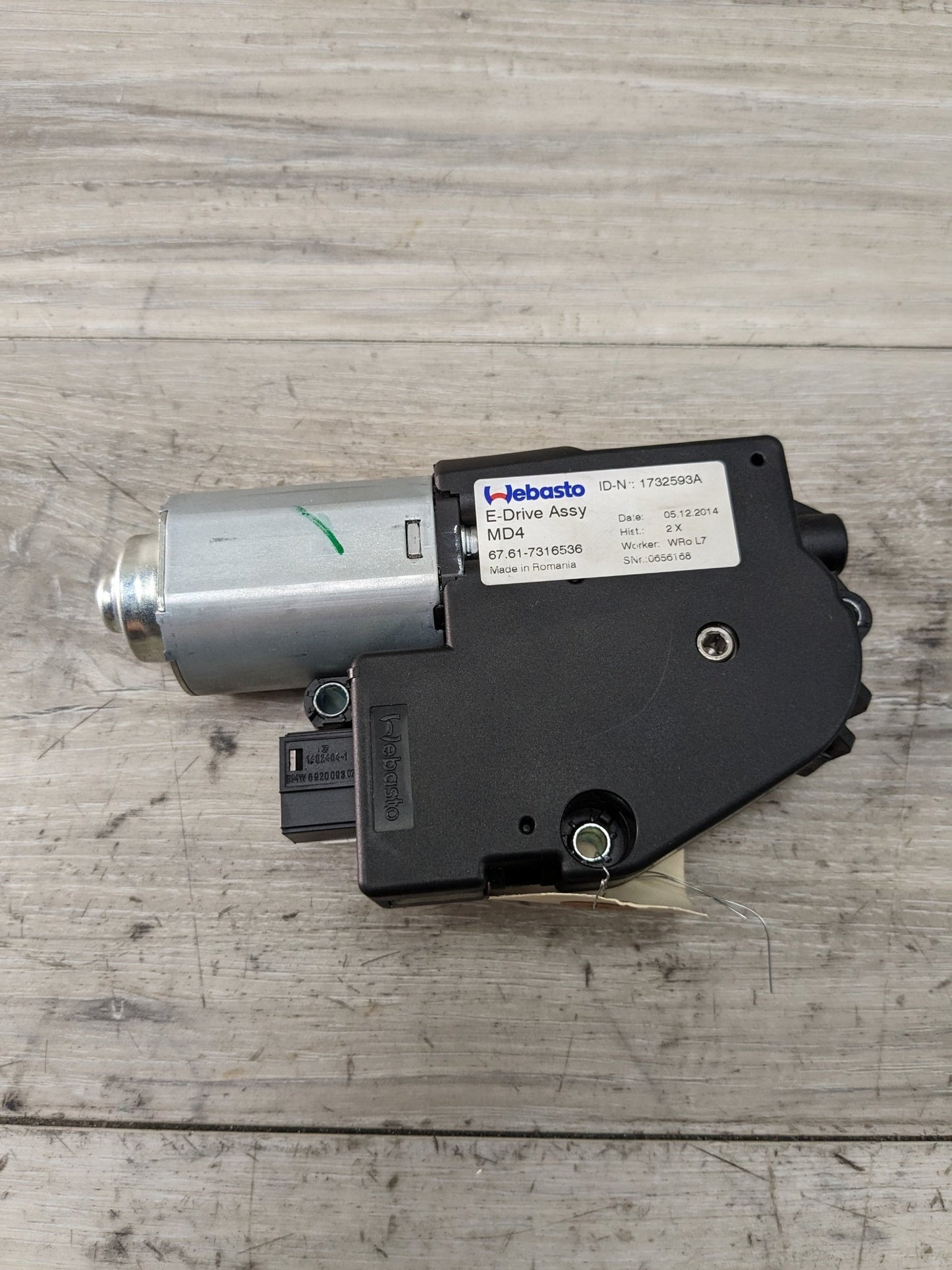 12-18 OEM BMW F30 F32 F36 F90 G11 G12 G30 Upper Sunroof Power Motor Drive Unit