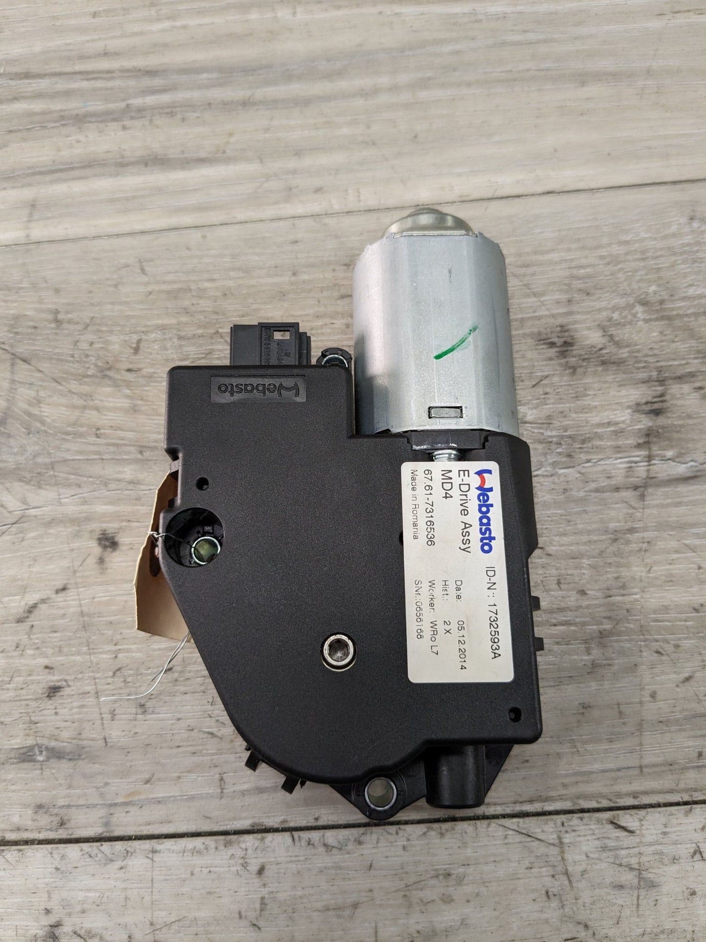 12-18 OEM BMW F30 F32 F36 F90 G11 G12 G30 Upper Sunroof Power Motor Drive Unit