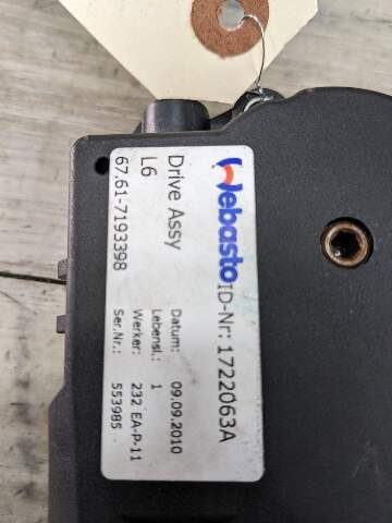 07-19 OEM BMW F10 F13 F20 F30 F32 F36 F80 F82 Sun Roof Motor Actuator