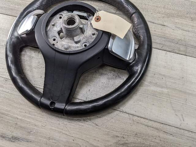 OEM BMW F32 F30 F22 F36 F33 Steering Wheel M Sport Black Leather w/ Shifters