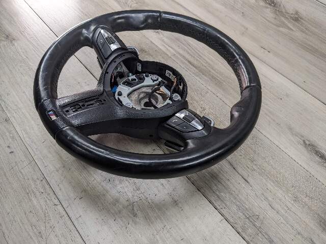 OEM BMW F32 F30 F22 F36 F33 Steering Wheel M Sport Black Leather w/ Shifters