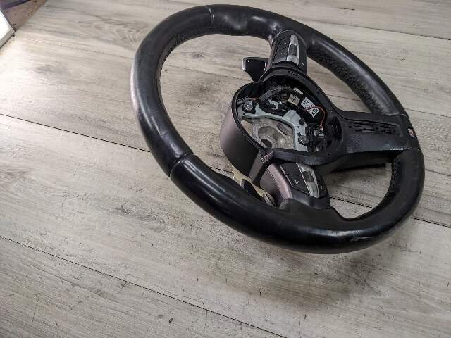 OEM BMW F32 F30 F22 F36 F33 Steering Wheel M Sport Black Leather w/ Shifters