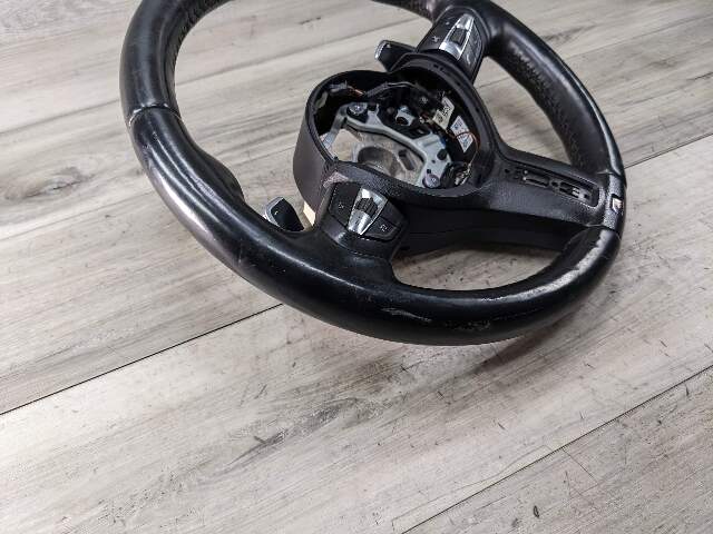 OEM BMW F32 F30 F22 F36 F33 Steering Wheel M Sport Black Leather w/ Shifters