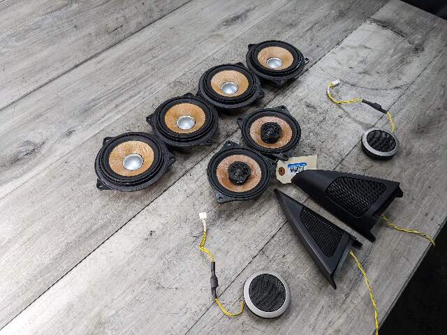 08-13 OEM BMW E90 E92 E93 M3 INDIVIDUAL Audio Sound Speakers Tweeters SET