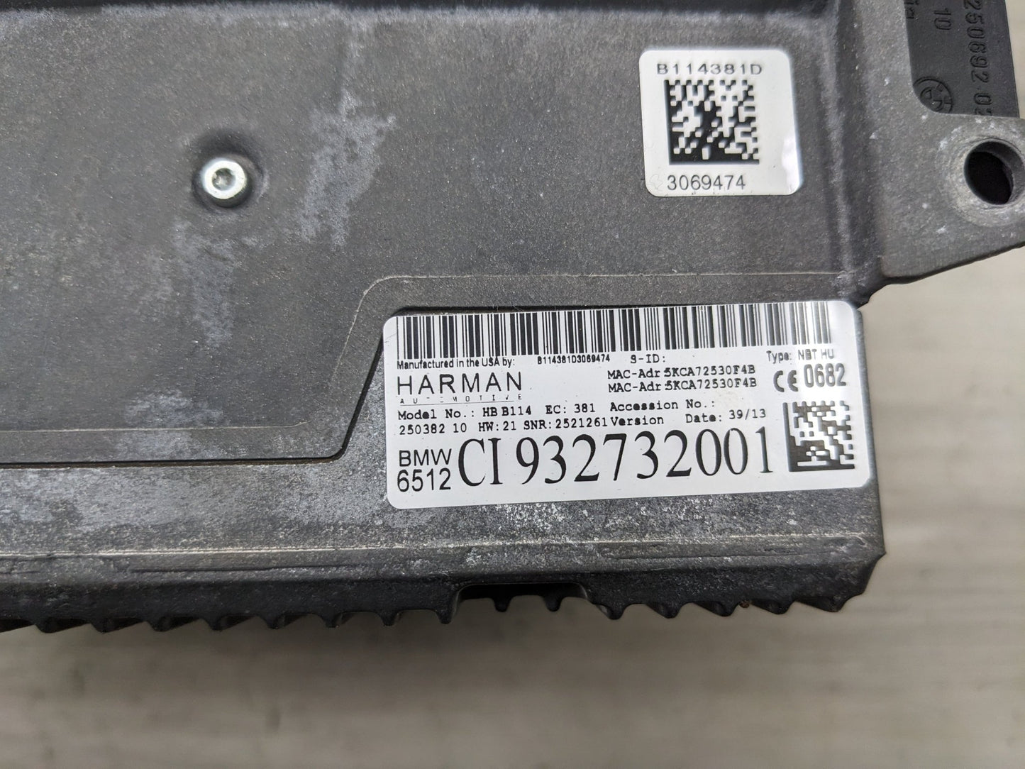 OEM BMW F80 F32 F01 X5 M4 Navigation NBT Headunit Radio Audio Head Unit HW 21