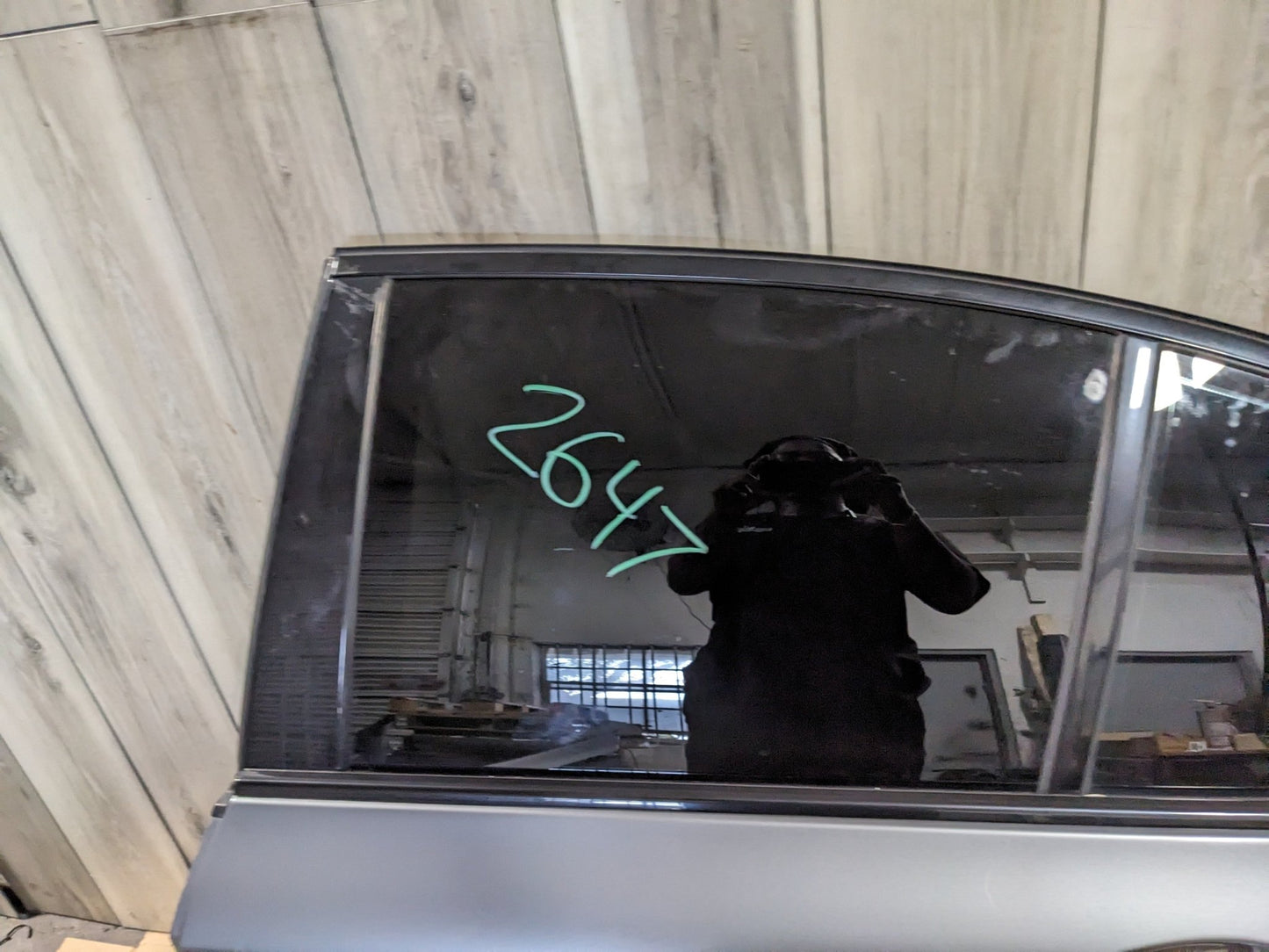 11-16 OEM BMW F10 535 M5 Sedan Rear Driver Side Door Shell Panel Gray
