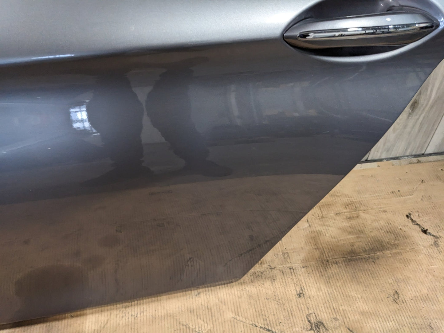 11-16 OEM BMW F10 535 M5 Sedan Rear Driver Side Door Shell Panel Gray
