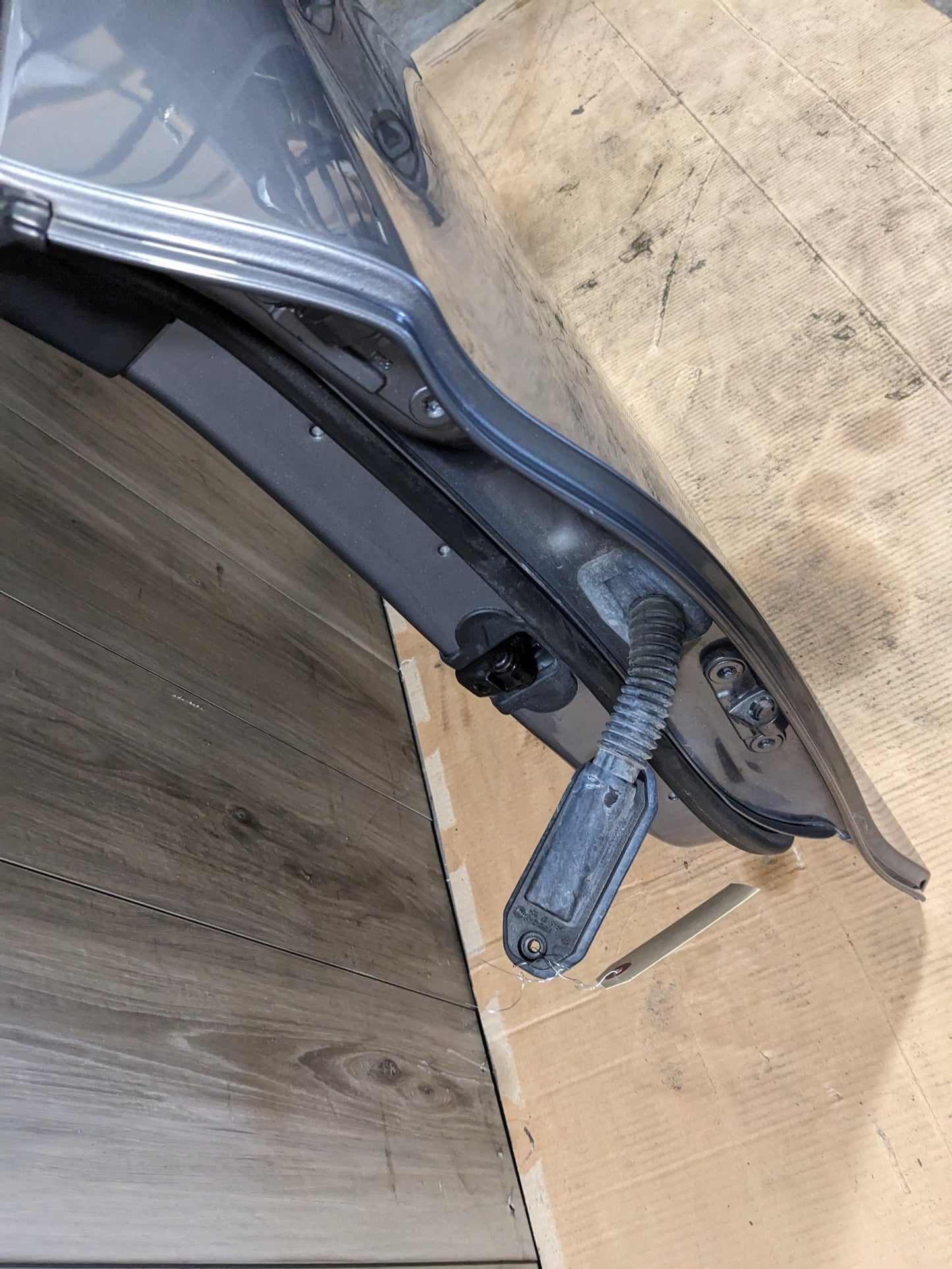 11-16 OEM BMW F10 535 M5 Sedan Rear Driver Side Door Shell Panel Gray