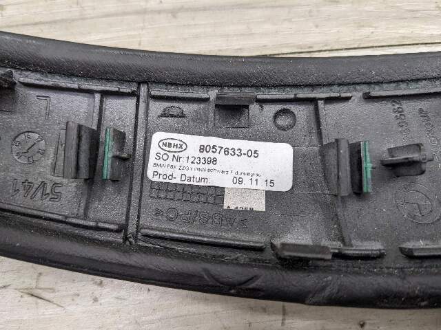 15-20 OEM BMW F80 F82 F83 M3 M4 Right Door Panel Pull Handle Leather Black