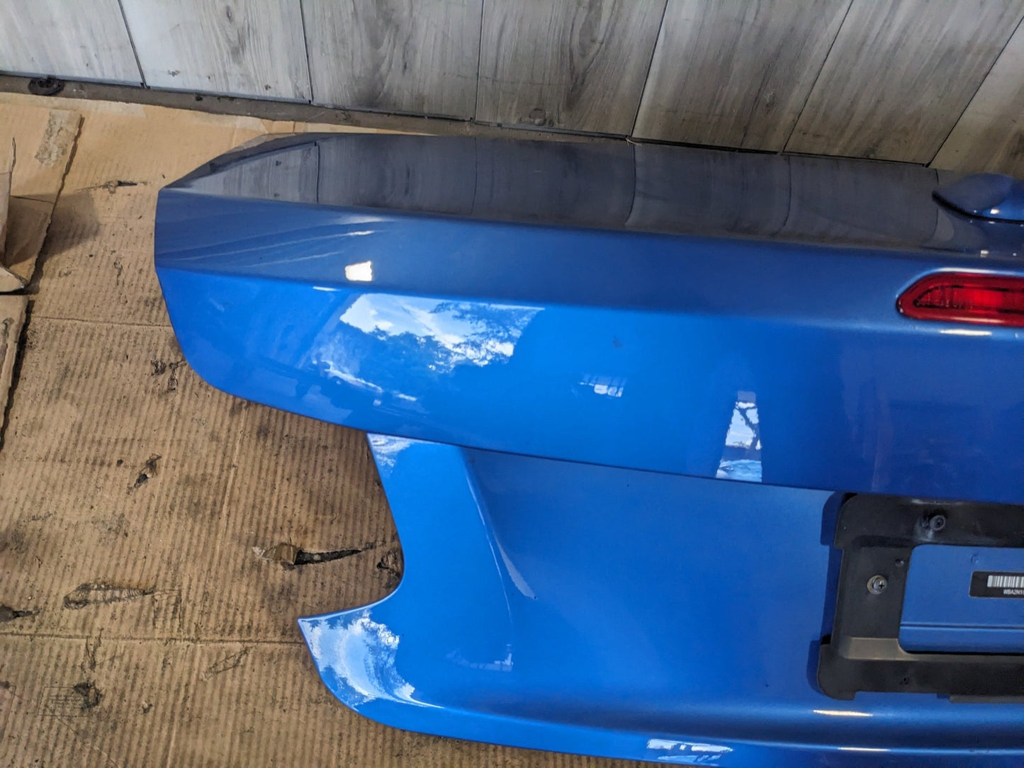 14-19 OEM BMW F23 LCI Rear Trunk Lid Panel Assembly Blue