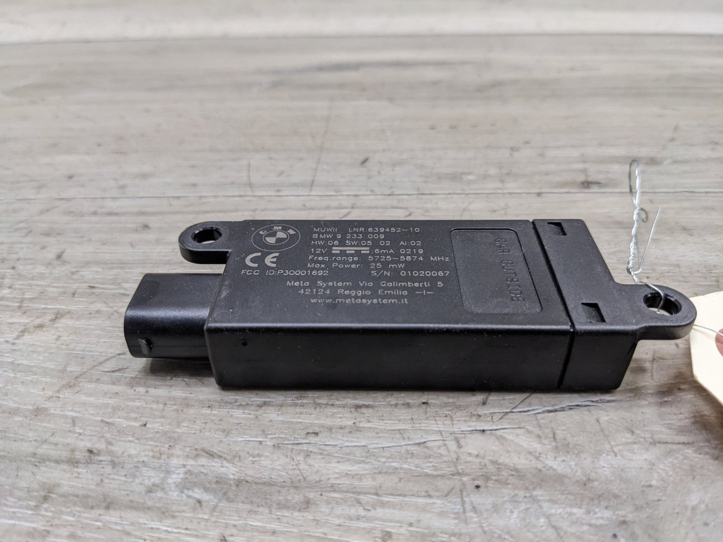 OEM BMW F23 F33 F83 F12 M4 M6 Convertible DWA Alarm System Control Module Unit