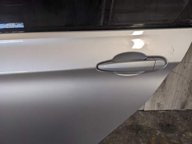 12-18 OEM BMW F30 335 F80 M3 Sedan Rear Left Door Shell Panel Alpine Silver