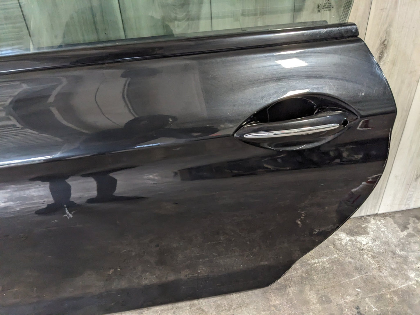 09-18 OEM BMW F12 F13 M6 640 650 Front Left Driver Side Door Shell Black