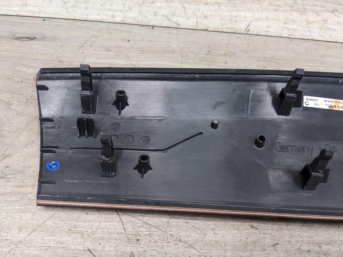 10-16 OEM Porsche Panamera Front Right Dash Board Panel Trim Wood Trim
