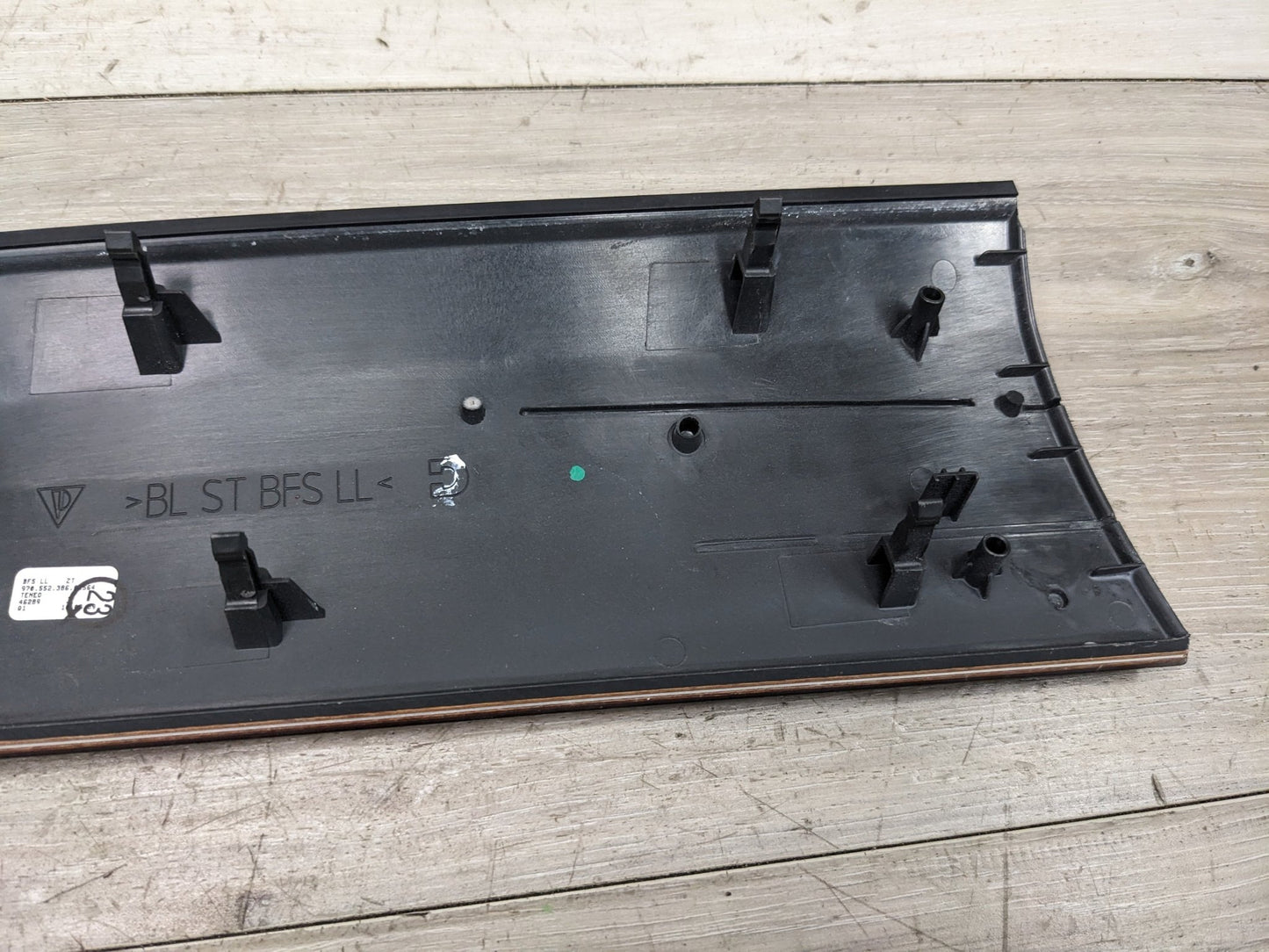 10-16 OEM Porsche Panamera Front Right Dash Board Panel Trim Wood Trim