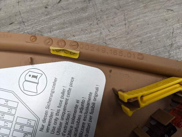 10-16 OEM Porsche Panamera Dashboard Left Driver Side End Cap Trim Cover Beige